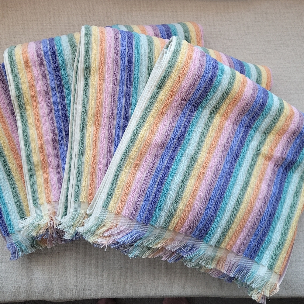 Rachel Zoe Colorful Cotton Bath Towel Set